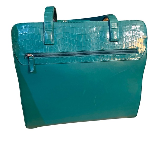 Buxton Handbags - Buxton Teal Laptop work Tote